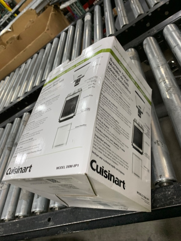 Photo 1 of CUISINART Coffee Grinder, Electric Burr One-Touch Automatic Grinder with18-Position Grind Selector, Stainless Steel, DBM-8P1
