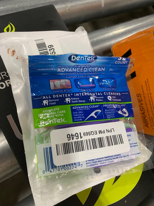 Photo 1 of DenTek Slim Brush Advanced Clean Interdental Cleaners, Extra Tight, 32 Count