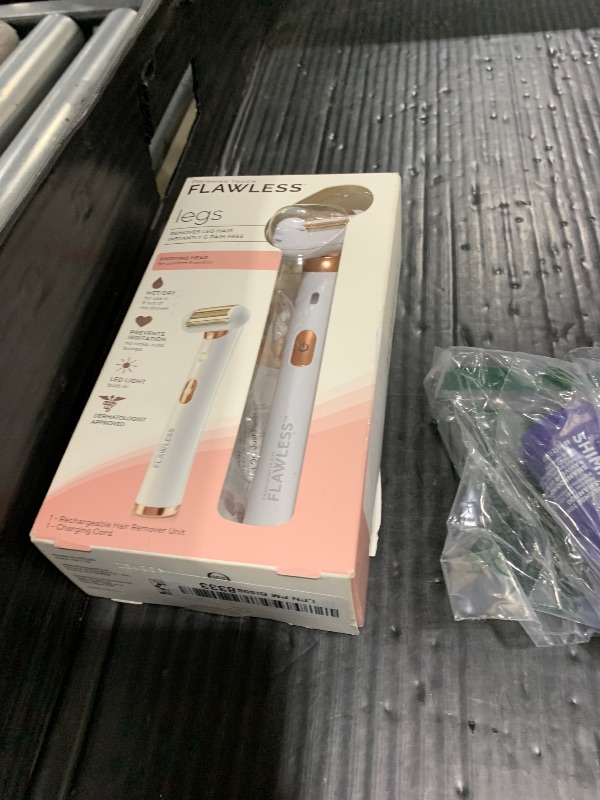 Photo 1 of Finishing Touch Flawless Legs, Electric Razor for Women, Pivoting Head Leg Hair Remover with LED Light for Instant and Painless Leg Hair Removal