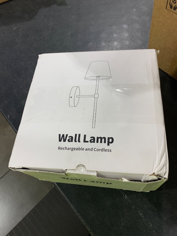Photo 1 of KDG Wireless Wall Sconces Set of 2, Small Cordless 5200mAh Rechargeable Battery LED Wall Lamps, Stepless Dimming Lightings for Wall Painting, Living Room, Bedroom, Hallway, Gifts, Night Light (Gold)