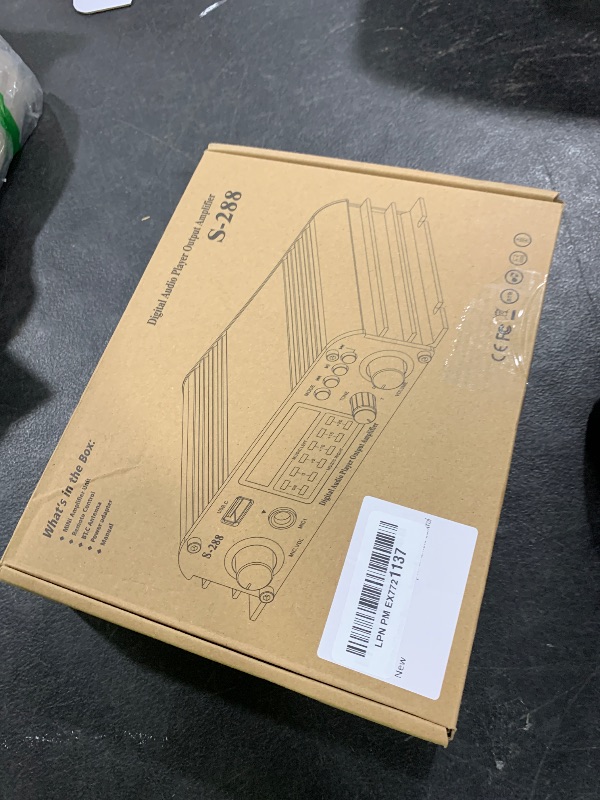 Photo 1 of Romicta 4 Channel Bluetooth 5.0 Stereo Amplifier, 50Wx4 HiFi Power Amp, 1200W Max, USB/SD/FM, Class D Home Audio Receiver for Home Theater & Karaoke, Includes Remote & Power Adapter
