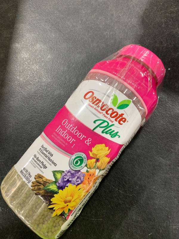 Photo 1 of Osmocote Smart-Release Plant Food Plus Outdoor & Indoor?, Granular Fertilizer with 11 Essential Nutrients, 2 lbs.