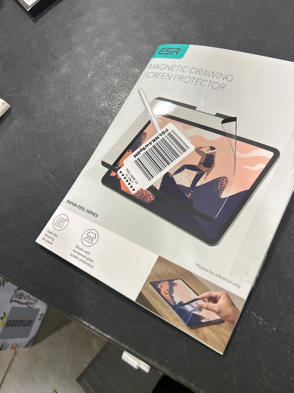 Photo 1 of ESR 2 Pack iPad Pro 13 Inch M4 Paper-Feel Magnetic Screen Protector 2024, Write and Draw Like on Paper, Detachable and Reusable, Matte Finish