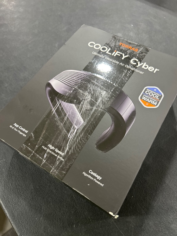 Photo 1 of TORRAS 2025 Top Al Neck Fan Air Conditioner Coolify Cyber, Portable Neck Fans that Blow Cold Air?No.1 Coolest & 720° Immersive Cooling? Personal AC Rechargeable for Outdoor/Indoor. Gifts for Dad/Mom