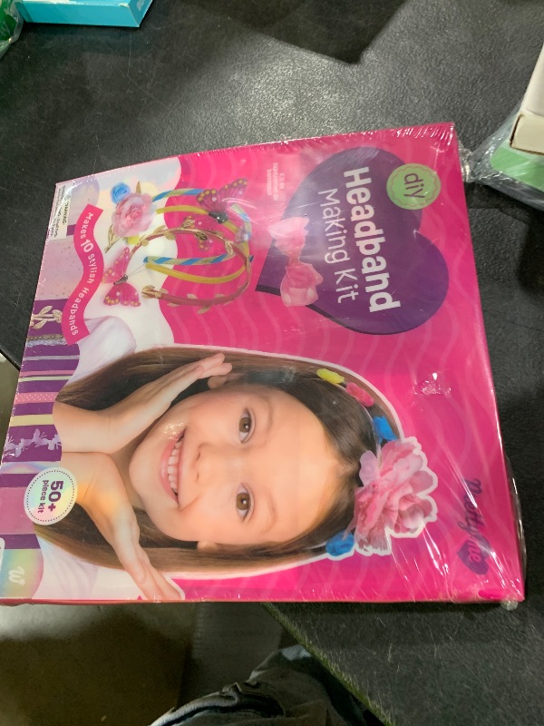 Photo 1 of Pretty Me Headband Making Kit for Girls - Arts & Crafts Gift - Make Your Own Fashion Headbands for Kids - DIY Hair Accessories Set - Gift for Ages 5-12 Year Old Girl - Little Kids Art & Craft Gifts