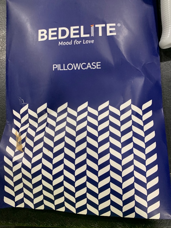 Photo 1 of BEDELITE Satin Pillowcase for Hair and Skin, Super Soft and Cooling Similar to Silk Pillow Cases 2 Pack with Envelope Closure, Gift for Women Men(20"x30" Queen Size, Dark Grey)