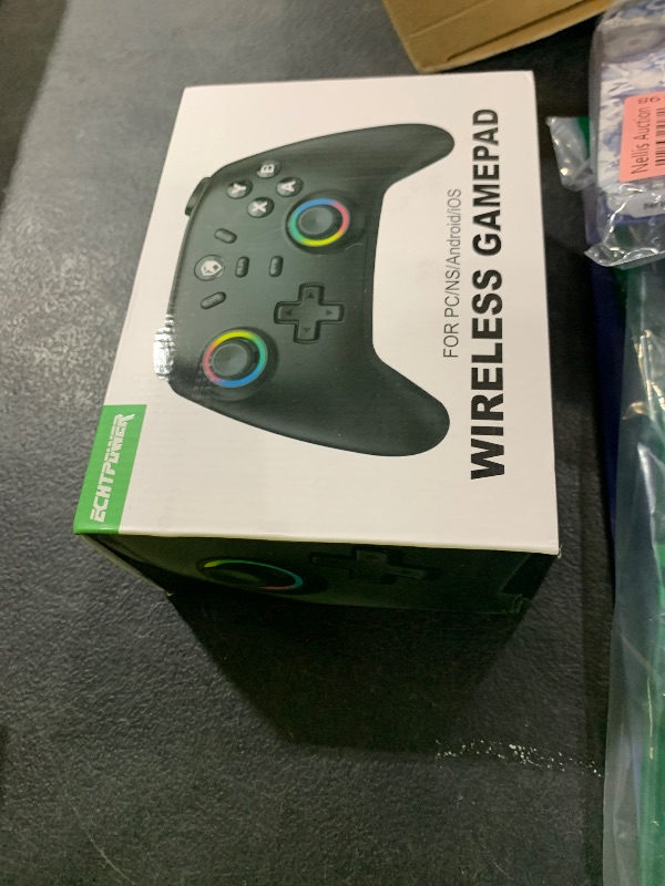 Photo 1 of ECHTPower Wireless PC Gaming Controller - Hall Effect Joystick, 2.4G & Wired 1000Hz Polling Rate, 800mAh Battery, Adjustable Turbo/Vibration - for PC/Switch/iOS/Android
