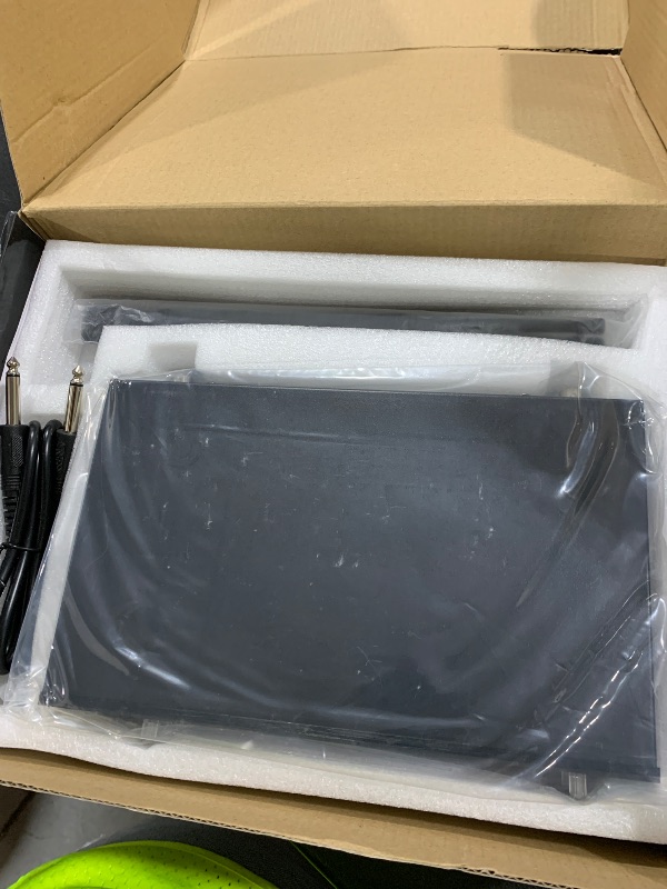 Photo 1 of BOMGE 4 Channel UHF Wireless Microphone System with Lavalier Headset Mics, 4x50 Adjustable Frequencies, Ideal for Karaoke Meeting Church, 300ft Range (4 Bodypack)