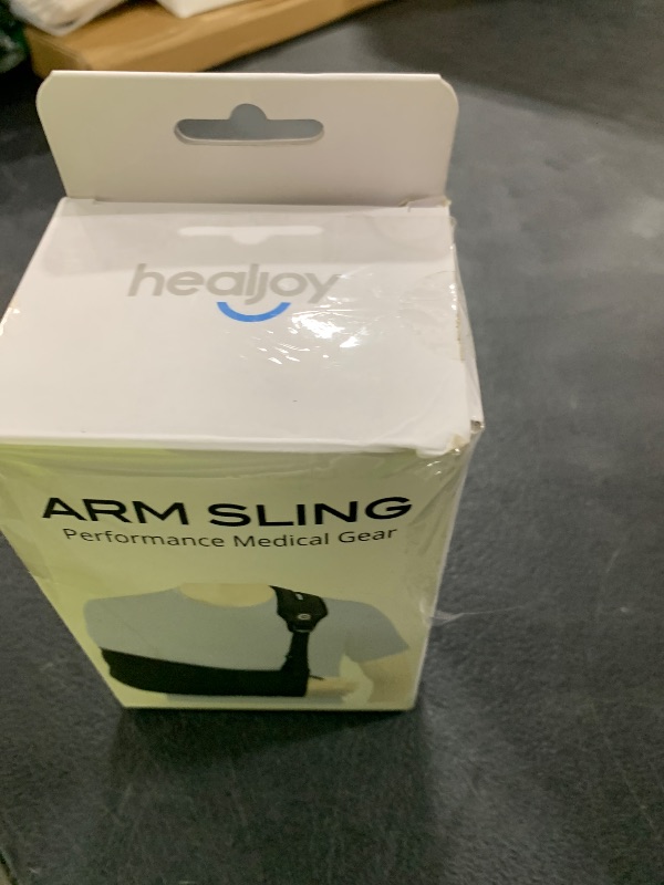 Photo 1 of healjoy Custom SLR Arm Sling – Split Strap Technology for Pain Relief, Ergonomic Shoulder & Arm Support, Lightweight & Breathable, Adjustable for Left or Right Arm, Men & Women