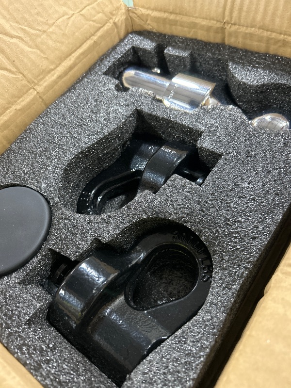 Photo 1 of Lrichy 60692 Upgraded 38k Puck System Gooseneck Hitch 2-5/16“ Ball Kit for 2013-2025 Ford F250/F350/F450, 2016-2025 Chevrolet Silverado 2500/3500 HD, GMC Sierra 2500/3500 HD Nissan Titan XD, Chrome
