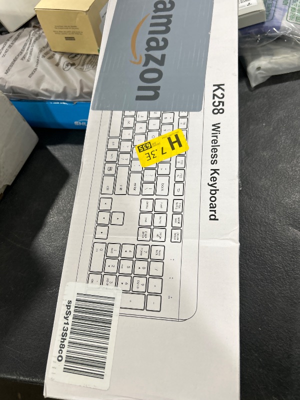 Photo 1 of EDJO Wireless Keyboard, 2.4G Full-Sized Cordless USB Silent Computer Keyboard, Ergonomic Tilt Angle, Sleep Mode, Long Battery Life, for Windows, Mac OS Laptop/PC/Desktop/Notebook