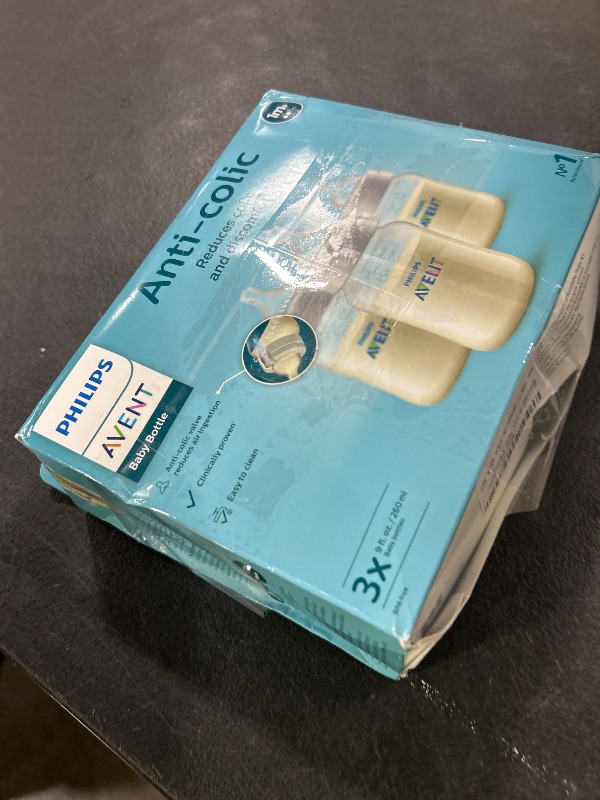 Photo 1 of Philips Avent Anti-colic Baby Bottles Clear, 9oz 3 Piece