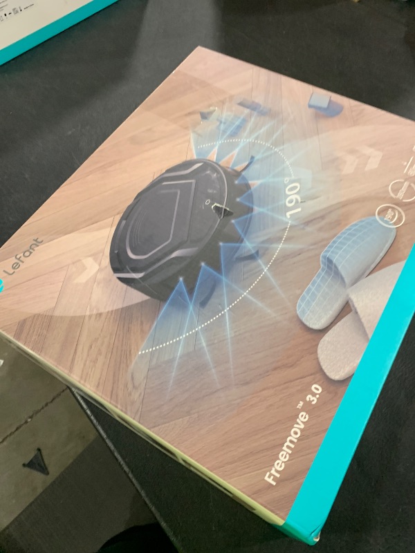 Photo 1 of Lefant Robot Vacuum Cleaner, Strong Suction, 120 Mins Runtime, Slim, Low Noise, Automatic Self-Charging, Wi-Fi/App/Alexa Control, Ideal for Pet Hair Hard Floor and Daily Cleaning, M210