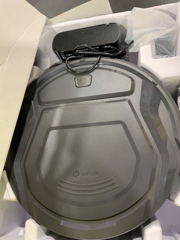 Photo 1 of Lefant M210 Pro Robot Vacuum, Slim Quiet, 3 Adjustable Suction Levels, 6 Modes, Robot Vacuum Cleaner for Pet Hair, Hard Floors & Low Carpets, Self-Charging, WiFi/App/Alexa Control, Gray