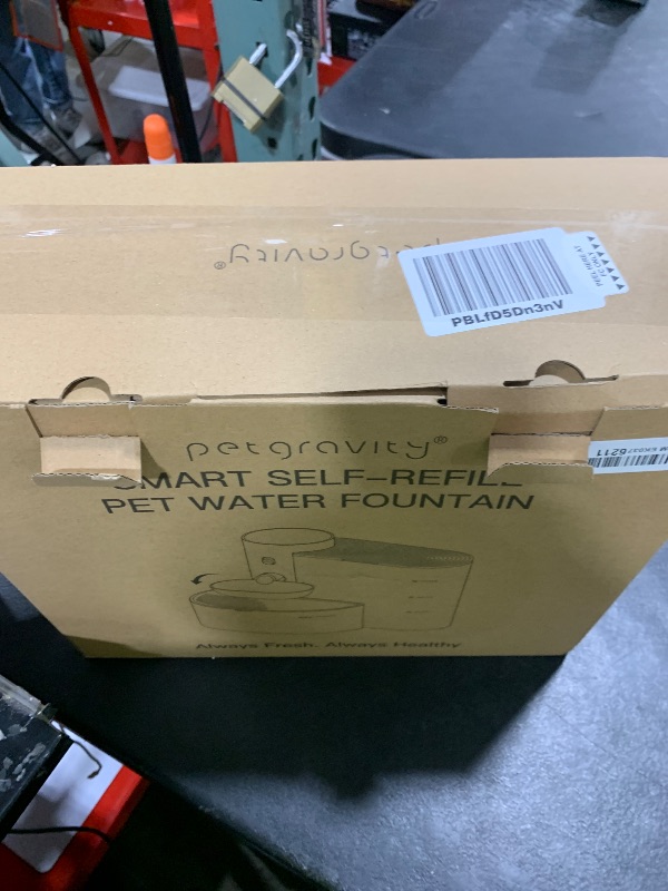 Photo 1 of Saker Automatic Cat Water Dispenser: Smart Pet Water Fountain No Filter for Small Dogs - Wireless 3L Rechargeable Smart Cat Fountain - Wastewater Separation