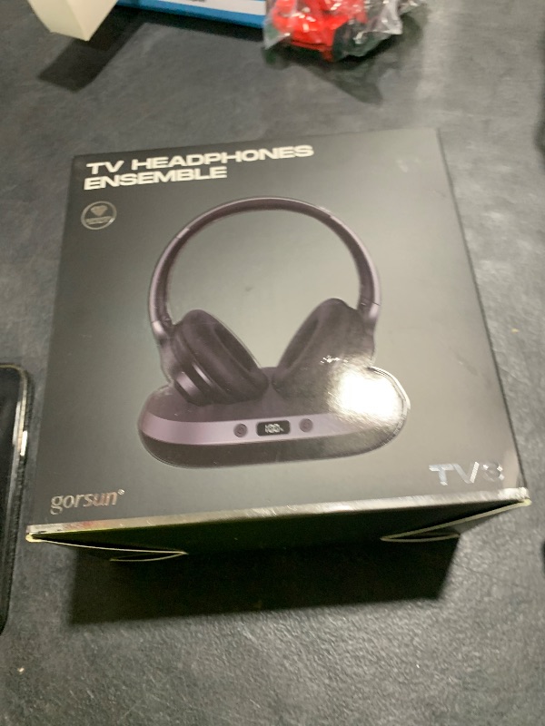 Photo 1 of vinamass Wireless Headphones for TV,2.4GHz TV Headphones Wireless for Seniors with Transmitter Charging Base, Support Optical,AUX,RCA and USB, High Volume No Audio Delay, Plug and Play, 65hr Playtime