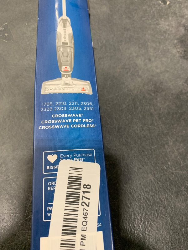 Photo 1 of BISSELL CrossWave Area Rug Brush Roll for use in BISSELL Crosswave Turbo and Crosswave Pet Pro, New Genuine OEM Part, 1934