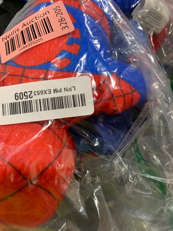 Photo 1 of Spider-Man 825987 40 x 50 in. Spider-Man Character & Symbols Silk Touch with Plush Hugger