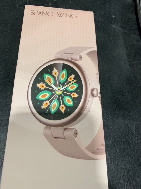 Photo 1 of SHANG WING Fitness Tracker, Round Fitness Watches for Women with Bluetooth Call Heart Rate Monitor Sleep Tracker Calorie/Step Counter, Birthday Gift for Women Lady Mom Waterproof Starlight