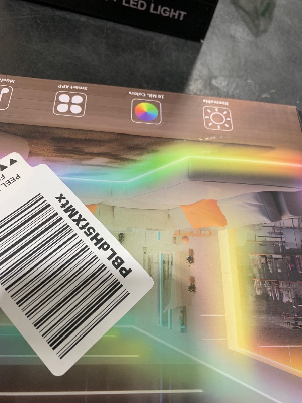 Photo 1 of MILADALED COB RGB Smart IC Strip Lights 40FT LED Strip Lights RGB+IC LED Strip Lights with RF Control Music Sync COB RGB LED Light for Bedroom Gaming Party Home Decor 2×20FT Rolls