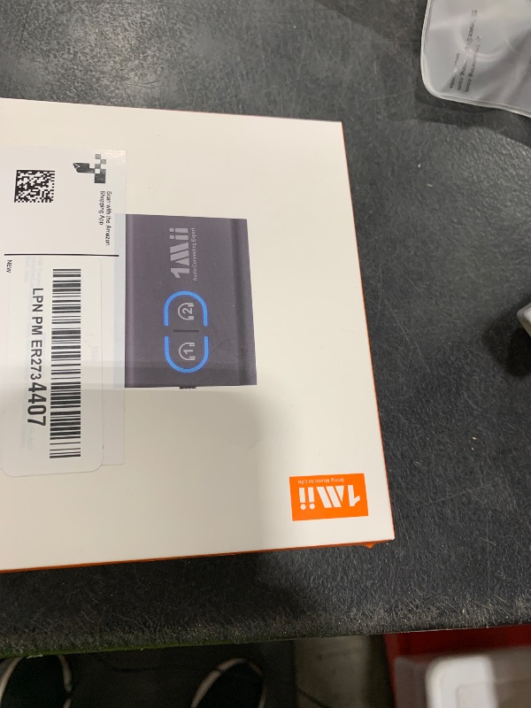 Photo 1 of 1Mii Bluetooth 5.3 Transmitter Receiver for TV to Wireless Headphones, Dual Link AptX Adaptive/Low Latency/HD Audio, Aux Adapter for Home Stereo, Airplane, Boat, Gym