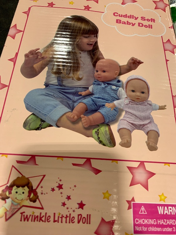 Photo 1 of 12 inch Realistic Baby Doll with Soft Body and Vinyl Head, Arms, and Legs, Beautiful Soft Baby Doll Dressed in a Matching Onesie and Hat – Packaged in a Gift Box– Ideal Size for Toddlers, Boys, Girls
