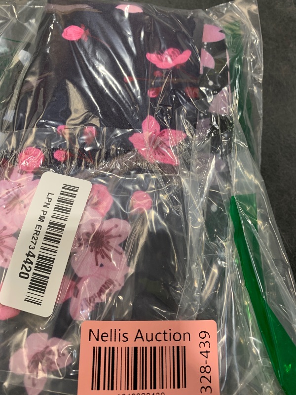 Photo 1 of TaoTazon Adult Bibs,3 Packs Cherry Blossom Adult Bibs for Women Eating Washable with Crumb Catcher (Black Pink 3 pack)