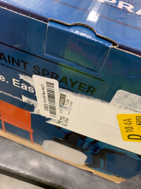 Photo 1 of Paint Sprayer, 700W HVLP High Power Electric Spray Paint Gun with Adjustable Spray Width Knob, 40 Fl Oz Container, 4 Nozzles & 3 Patterns, Easy to Clean, for Furniture, House, Fence, Walls, Etc.