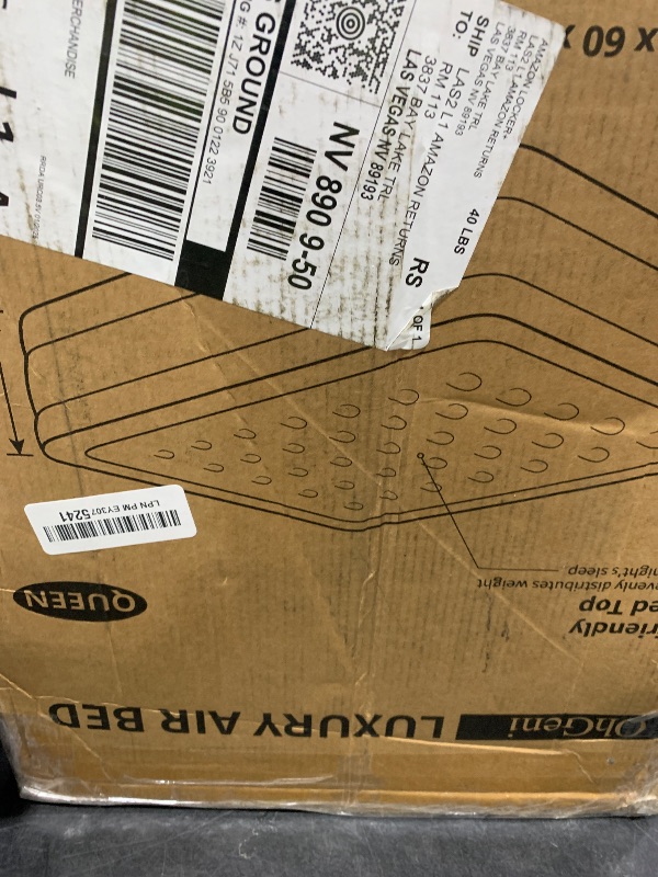 Photo 1 of OhGeni Queen Air Mattress with Built in Pump, Inflatable Blow Up Mattress 18 Raised Comfort,Upgraded Surface Portable Mattress, Air Bed for Camping, Home and Guest, Colchone Inflable, 650 lbs Max