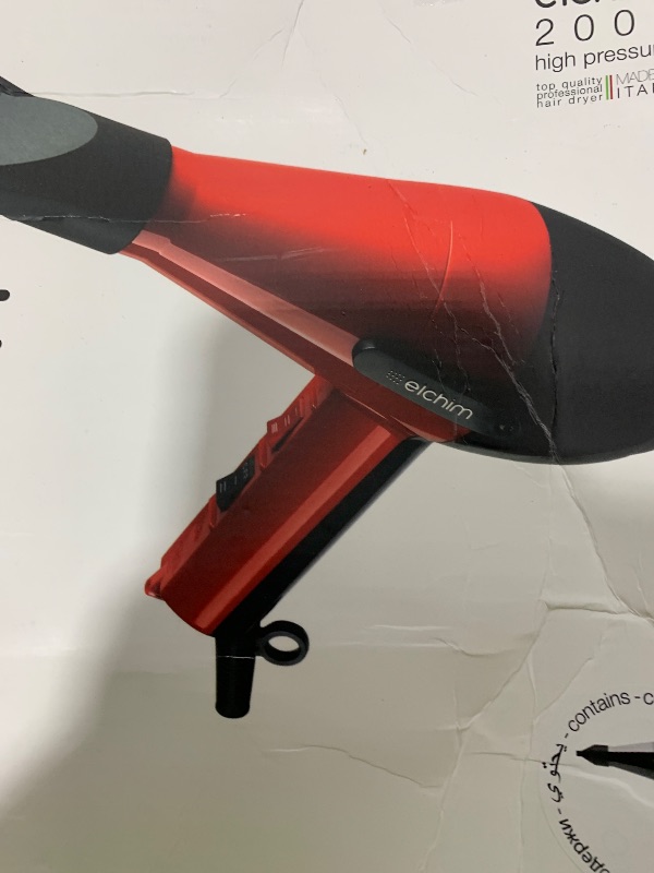 Photo 1 of Elchim Classic 2001 High Pressure Hair Dryer - 1875 Watt Quick Dry Professional Salon Blow Dryer, Corded electric