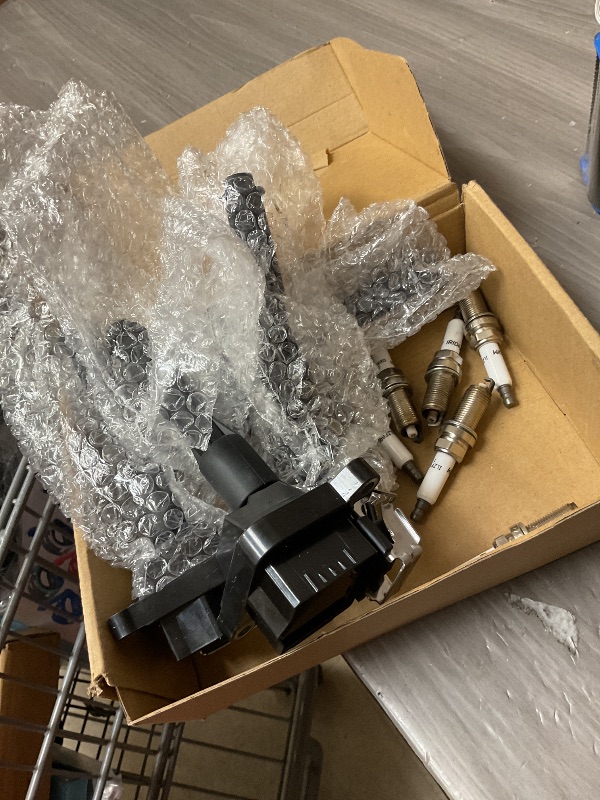 Photo 1 of Ignition Coil & Spark Plugs Set of 6 Compatible with BMW 128i 328i 330i 528i 530i X3 X5 3.0L & More Replaces# 0221504470, UF592
