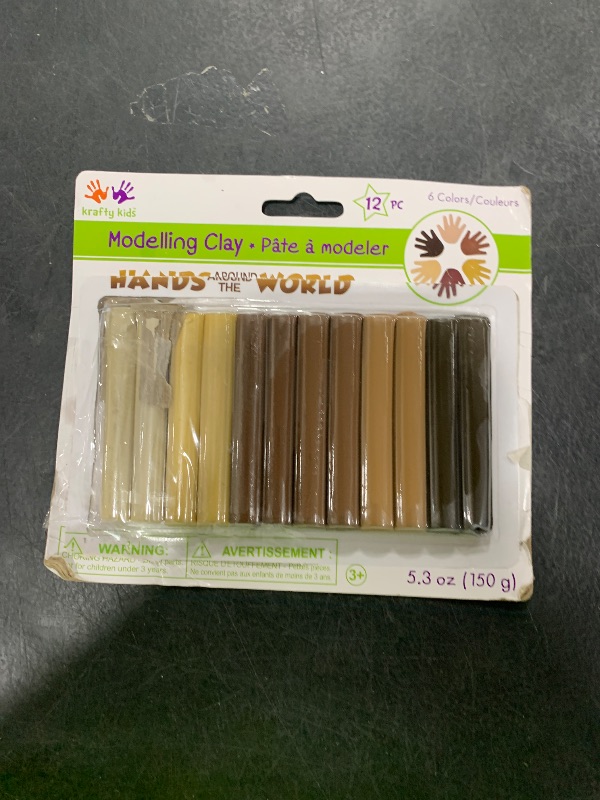 Photo 1 of Colors of The World Modelling Clay - Beige, Tan, Light Brown, Dark Brown, and More - 12 Piece - 5.3 Oz
