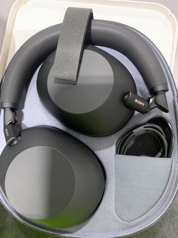 Photo 1 of Sony WH-1000XM6 The Best Wireless Noise Canceling Headphones, HD NC Processor QN3, 12 Microphones, Adaptive NC Optimizer, Mastered by Engineers, Studio-Quality, 30-Hour Battery, Black