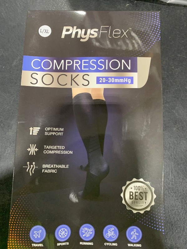 Photo 1 of Compression Socks for Women & Men (20-30 mmHg) Support for Travel, Nurses, Pregnancy, Shin Splints, Sports and Everyday Wear
