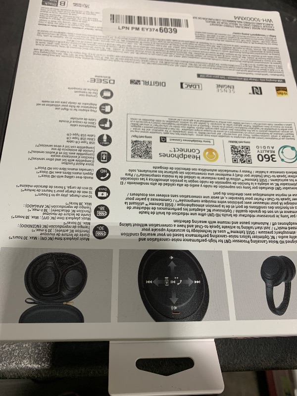 Photo 1 of Sony WH-1000XM4 Wireless Premium Noise Canceling Overhead Headphones with Mic for Phone-Call and Alexa Voice Control, Black WH1000XM4