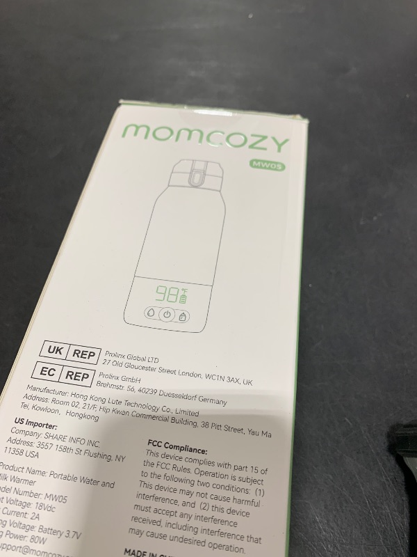 Photo 1 of Momcozy Portable Milk Warmer for Travel – Dual Heating Modes for Breast Milk & Water, Portable Bottle Warmer with Fast Heating & Long Battery Life, 17 Ounces Large Capacity to Meet Your All-Day Needs