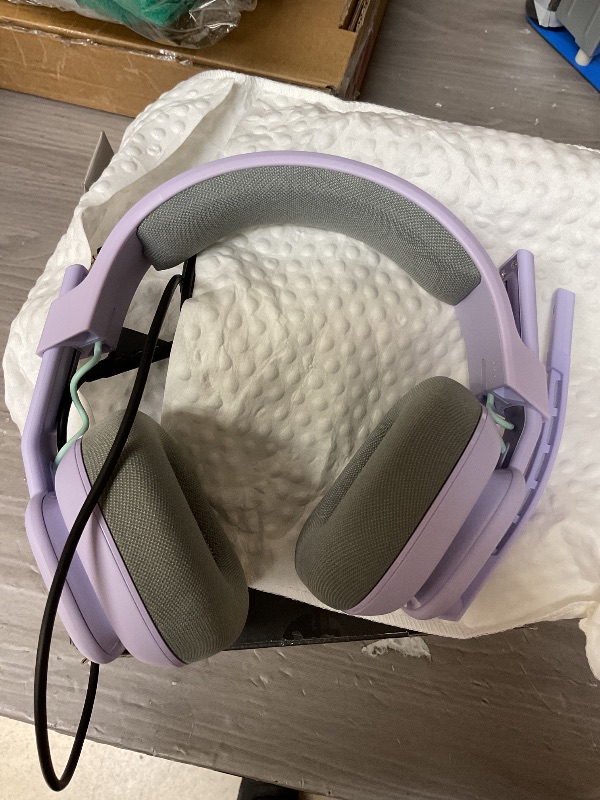 Photo 1 of Logitech G Astro A10 Gen 2 Cross-Platform Wired Gaming Headset for PlayStation 5/4, Xbox S|X, Nintendo Switch, PC: 3.5mm Headphone Jack, 32mm Drivers, Flip-to-Mute Mic, Over-Ear - Lilac