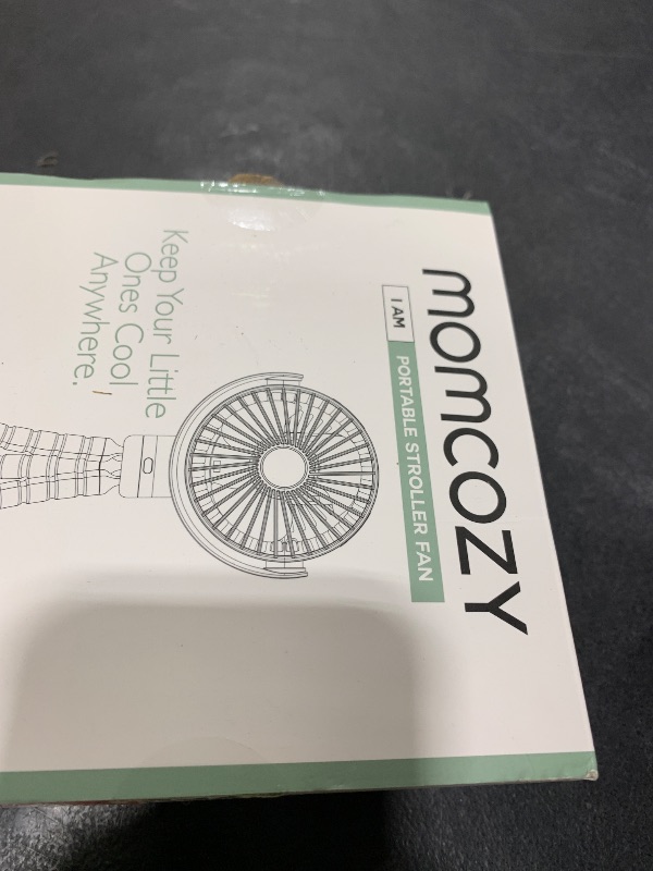 Photo 1 of Momcozy Portable Stroller Fan, 8000mAh, 27H Ultra-long Battery Life, Detachable 4 Speed 360°Rotate, LED Night Light with 2 Modes, USB Rechargeable Handheld Cooling Fan for Travel, Car Seat, Bedroom