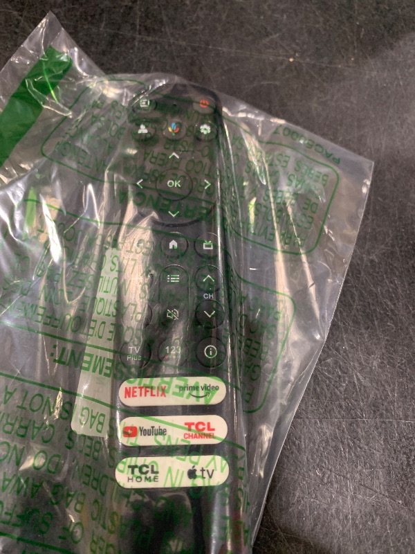 Photo 1 of (Upgrade) Besia RC813 Replacement Remote for All TCL Android/Google TVs, Compatible with Q/S/FHD/UHD/QLED Series Without Voice Command