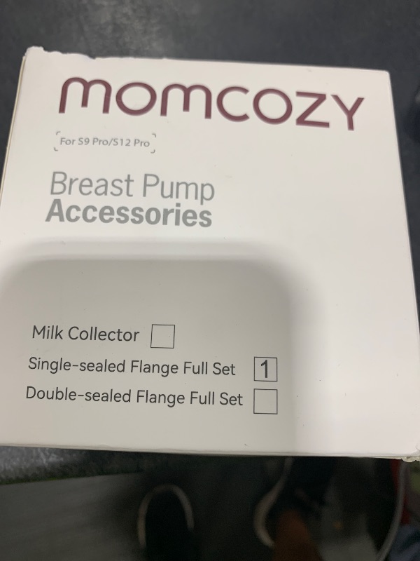 Photo 1 of Momcozy Original S9 Pro/S12 Pro Replacement Accessories, Only Compatible with Momcozy S9 Pro/S12 Pro Breast Pump NOT for S9/S12 (Single-Sealed Full Set Collector Cup with 24mm Flange,180ml, 1 Pack)