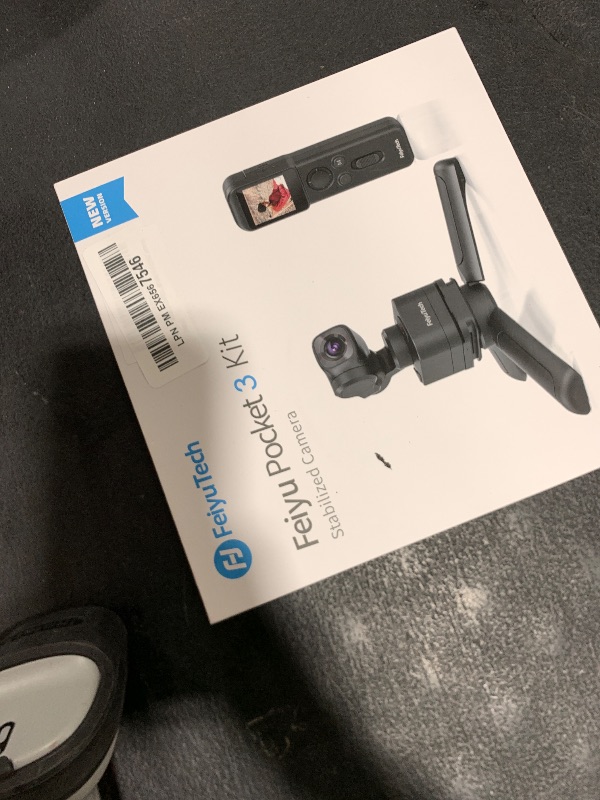 Photo 1 of FeiyuTech [Official Pocket 3 KIT Detachable 3-Axis Gimbal Stabilized Action Camera,12MP,130° FOV,1/2.3" CMOS,4K 60 Video,Magnetic,AI Tracking,for Sport/Motorcycle,Cordless (Remote Handle+Camera)