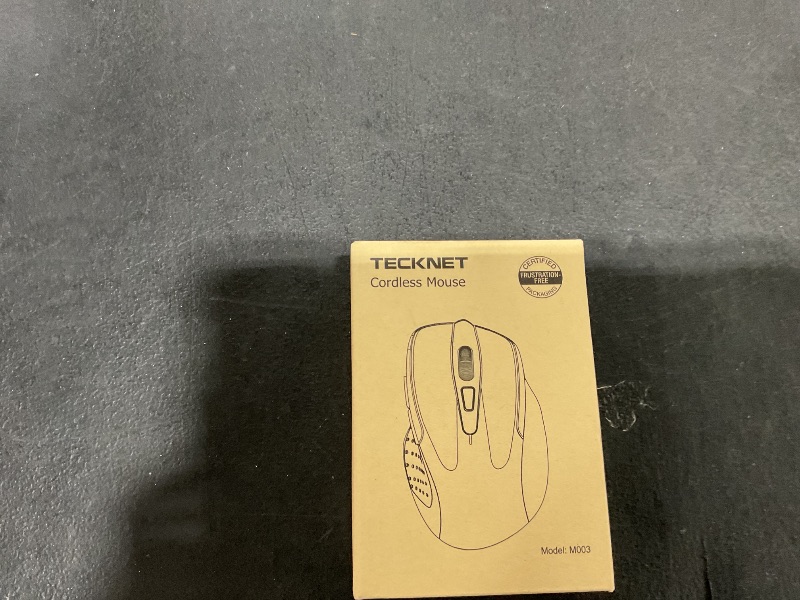 Photo 1 of TECKNET Wireless Mouse, 2.4G Ergonomic Optical Mouse, Computer Mouse for Laptop, PC, Computer, Chromebook, Notebook, 6 Buttons, 24 Months Battery Life, 2600 DPI, 5 Adjustment Levels