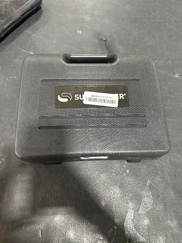 Photo 1 of Surebonder 9600B Pneumatic T-50 Type Upholstery Stapler Kit with 6,250 Staples, 1/4-Inch - 9/16-Inch, Carrying Case Included (Air Compressor Needed but Not Included)
