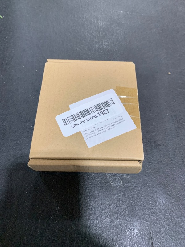 Photo 1 of 1 Pair Drawer Track Back Plate with 8 Screws, HR9000RL Plastic Rear Drawer Rail Support Brackets Sockets Adjustable Slide Guide Mounting Repair Hardware Replacement Part for Cabinet(Left and Right)
