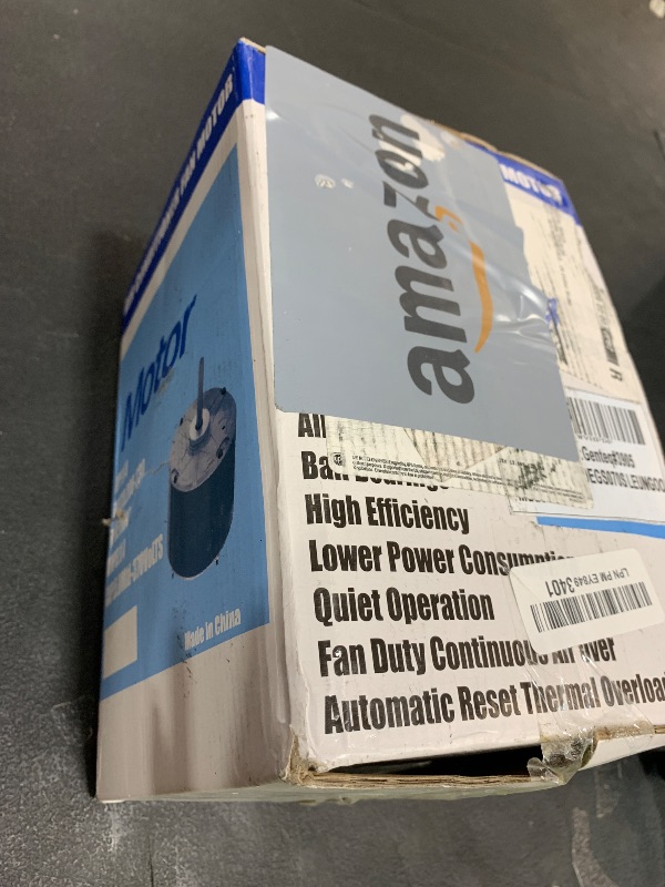 Photo 1 of Condenser Motor Replaces Carrier # 5KCP39EGS070S,5KCP39EGY823S Genteq #GE3905, Bryant Payne HC39GE236,237 HC39GE234A Dayton 6DLL0, 1/4HP 1100 RPM 208-230V 48Frame with Capacitor OEM Upgraded LEUNGOO