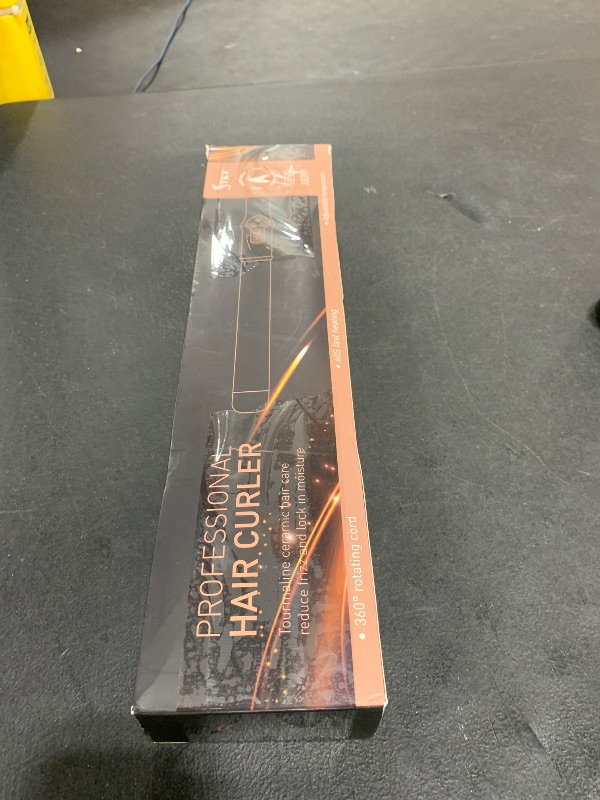 Photo 1 of 1 1/4 Inch Curling Wand Ceramic Long Barrel,1.25 Inch Curling Wand Iron for Long Hair,Dual Voltage Hair Curling Wand