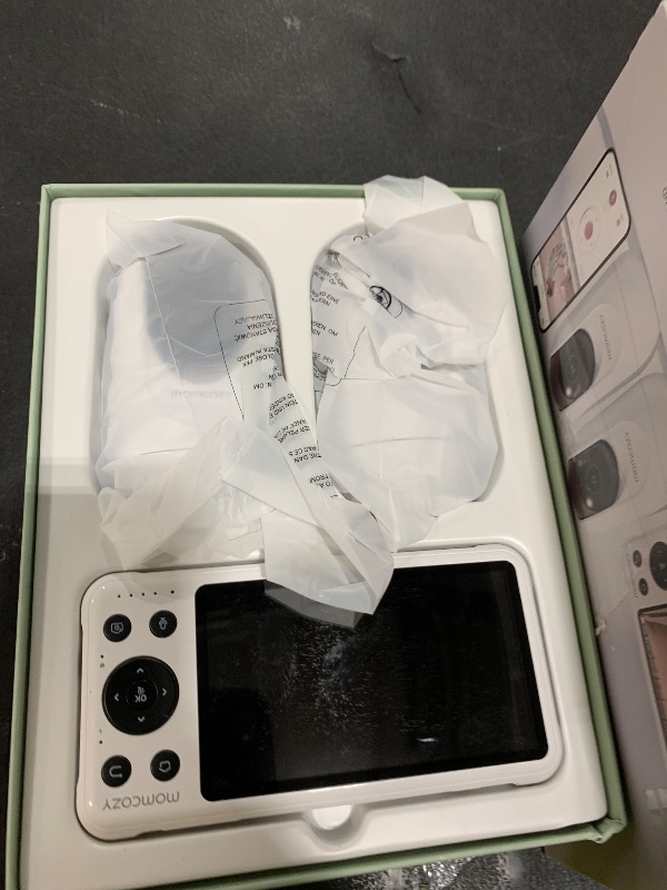 Photo 1 of Momcozy BM04 Smart WiFi Baby Monitor with 2 Cameras, 5’’ 1080P Split Screen Video Baby Monitor with Camera and Audio, Clear Night Vision, 5000mAh Battery, 2-Way Audio