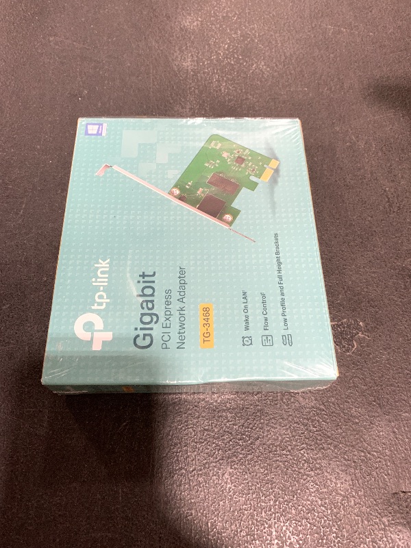 Photo 1 of TP-Link 10/100/1000Mbps Gigabit Ethernet PCI Express Network Card (TG-3468), PCIE Network Adapter, Network Card, Ethernet Card for PC, Win10/11 Supported
