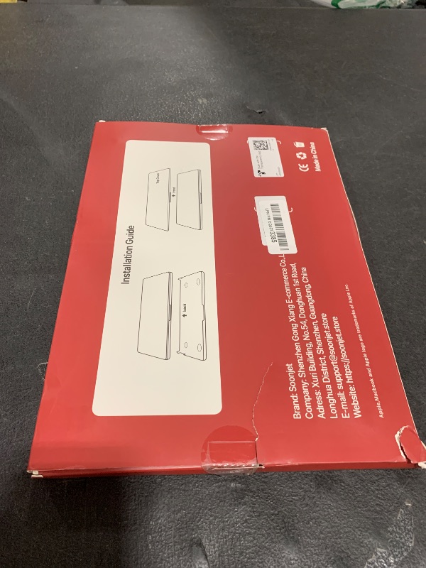 Photo 1 of Soonjet Invisible Armor for MacBook Air 15 inch Case M4 M3 M2 2025 2024 2023 [Same as Bare Device] [Scientific Slim] Hard Shell Laptop Cover A3241 A3114 A2941 - Clear