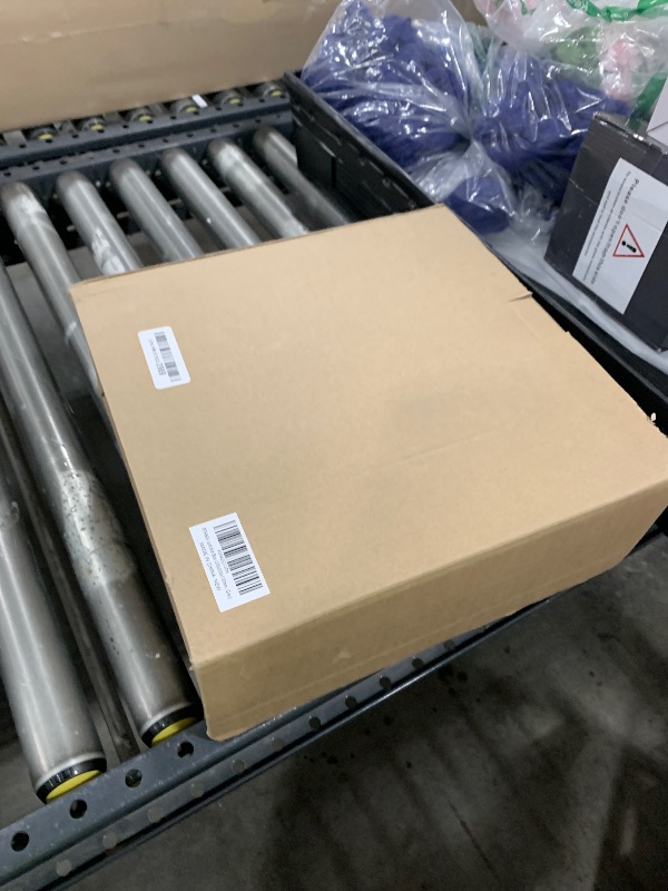 Photo 1 of RTHIEAI Waterproof Outdoor IP67 Junction Box (13"x13"x5.1") with Mounting Plate, Hinged Grey Cover and Wall Brackets - Weatherproof ABS Plastic Electrical Enclosure for DIY Projects (330x330x130mm)
